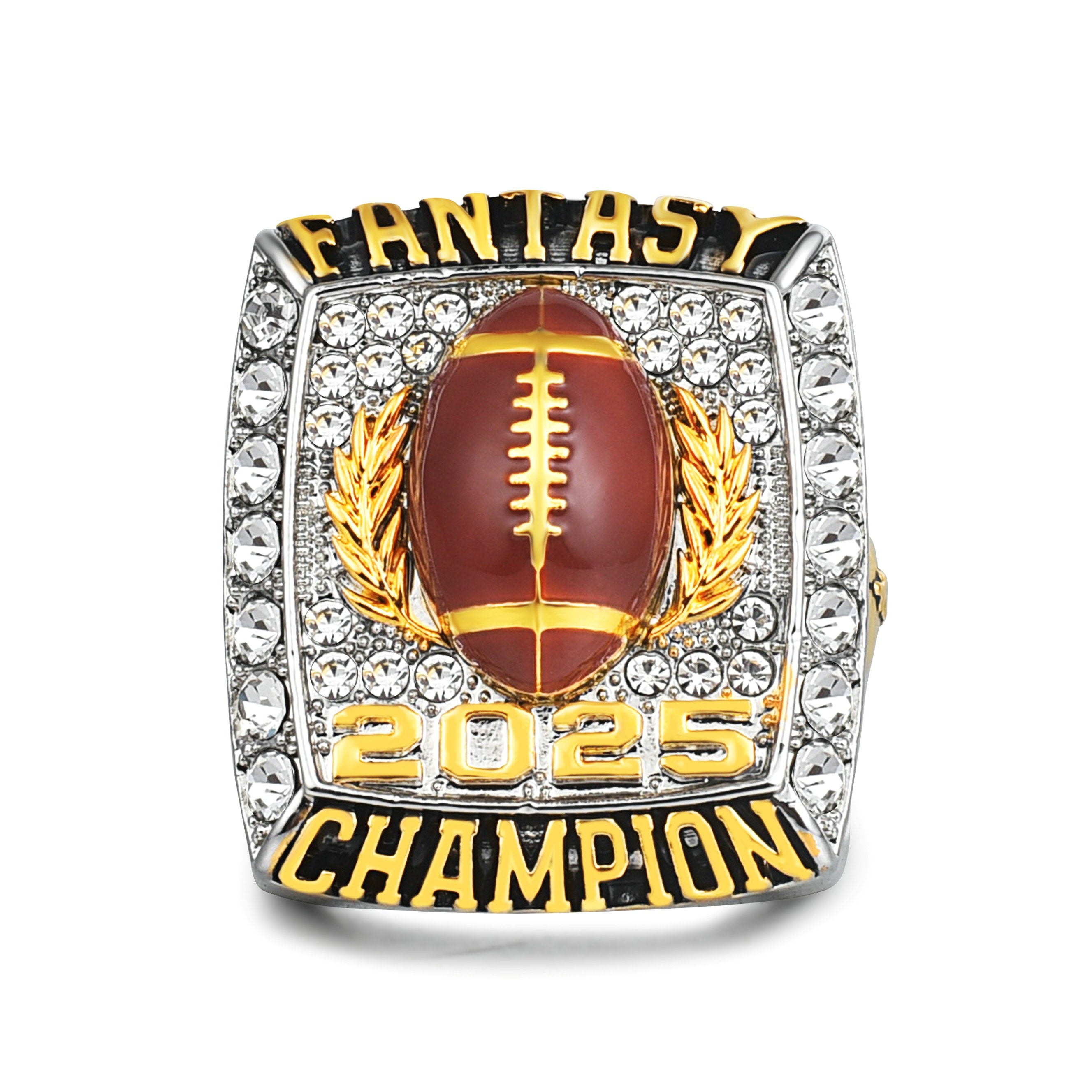 2025 Fantasy Football Champion Ring — Premium League Victory Award