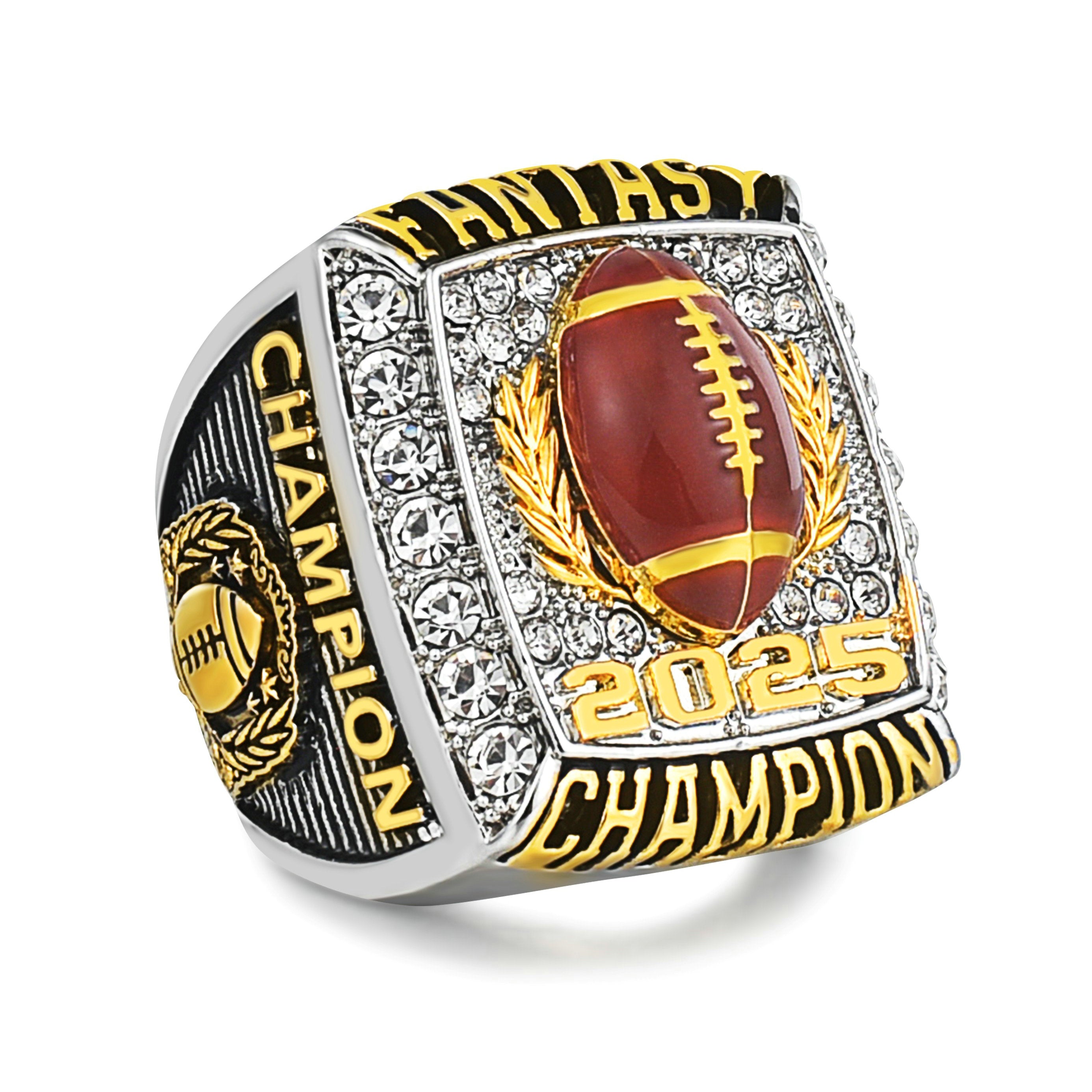 2025 Fantasy Football Champion Ring — Premium League Victory Award
