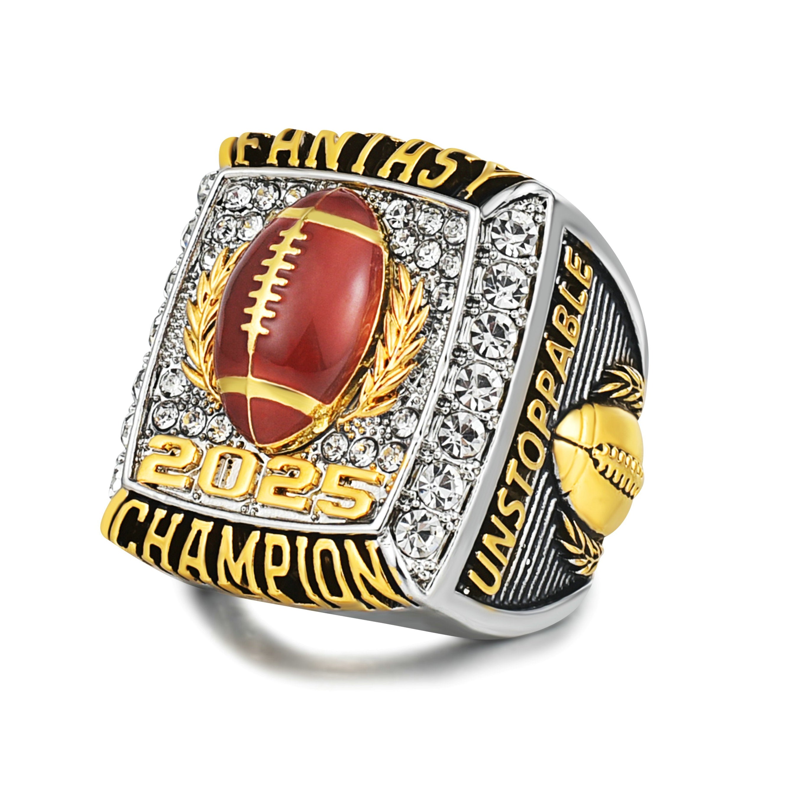 2025 Fantasy Football Champion Ring — Premium League Victory Award