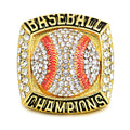 Baseball Championship Ring – Gold Trophy Style